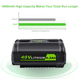 Ryobi 40V Battery 6Ah Battery Replacement Compatible