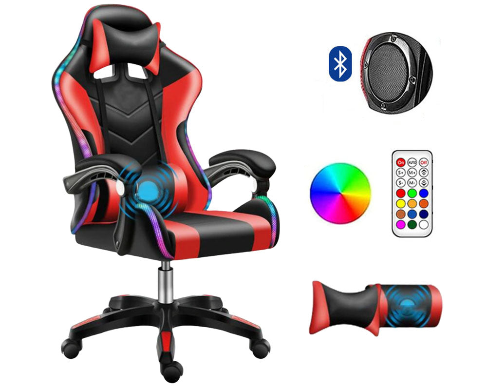 Gaming Chair with Speaker and RGB Light