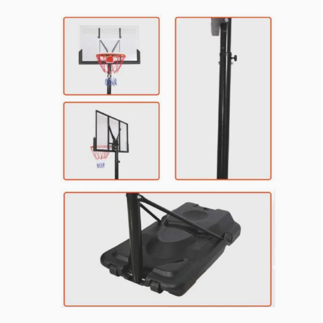 Basketball Hoop with Stand – 3.05m Portable Adjustable Height