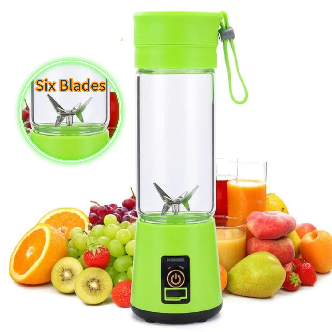 Portable Juicer Blender Mixer with 6 Blades