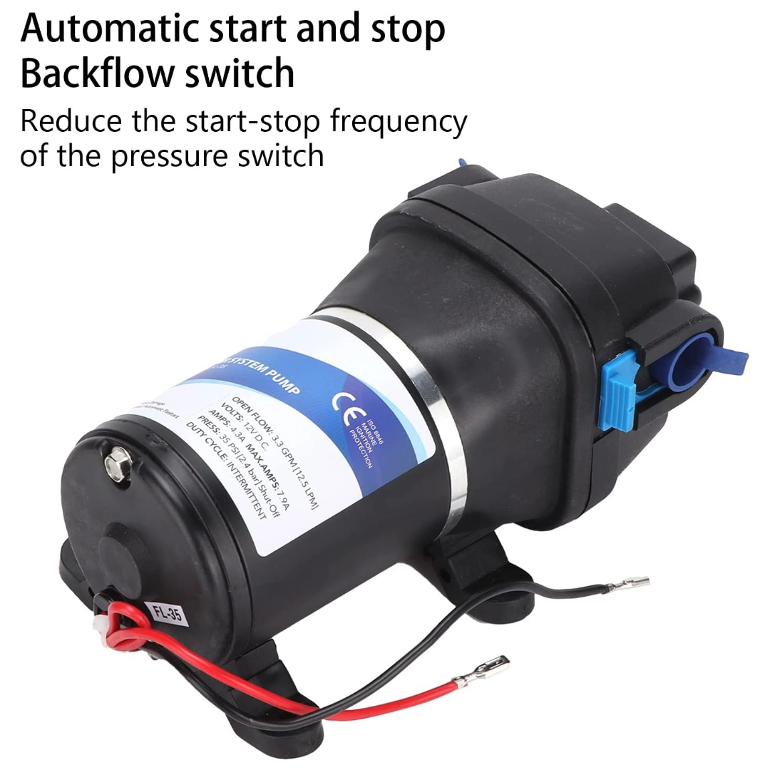 Water Pump Self priming 12V 35PSI
