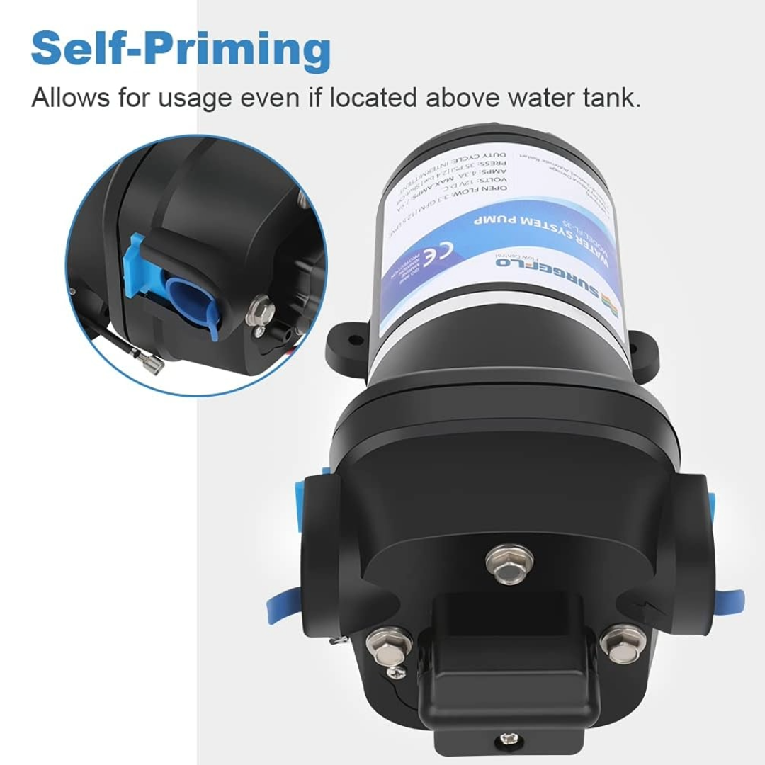 12V 25psi Portable Water Pressure Pump