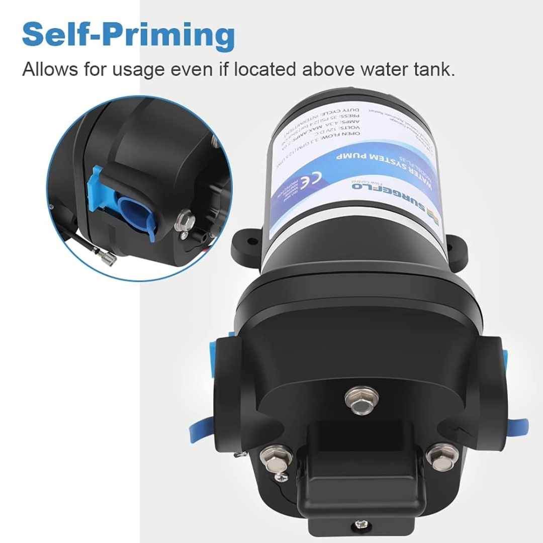 Water Pump Self priming 12V 35PSI