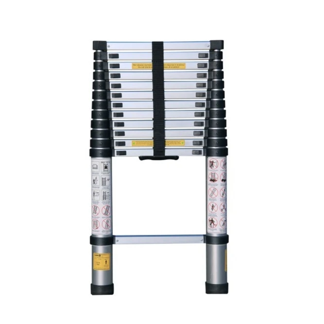 3.8m Telescopic Ladder Aluminium Extension Ladder