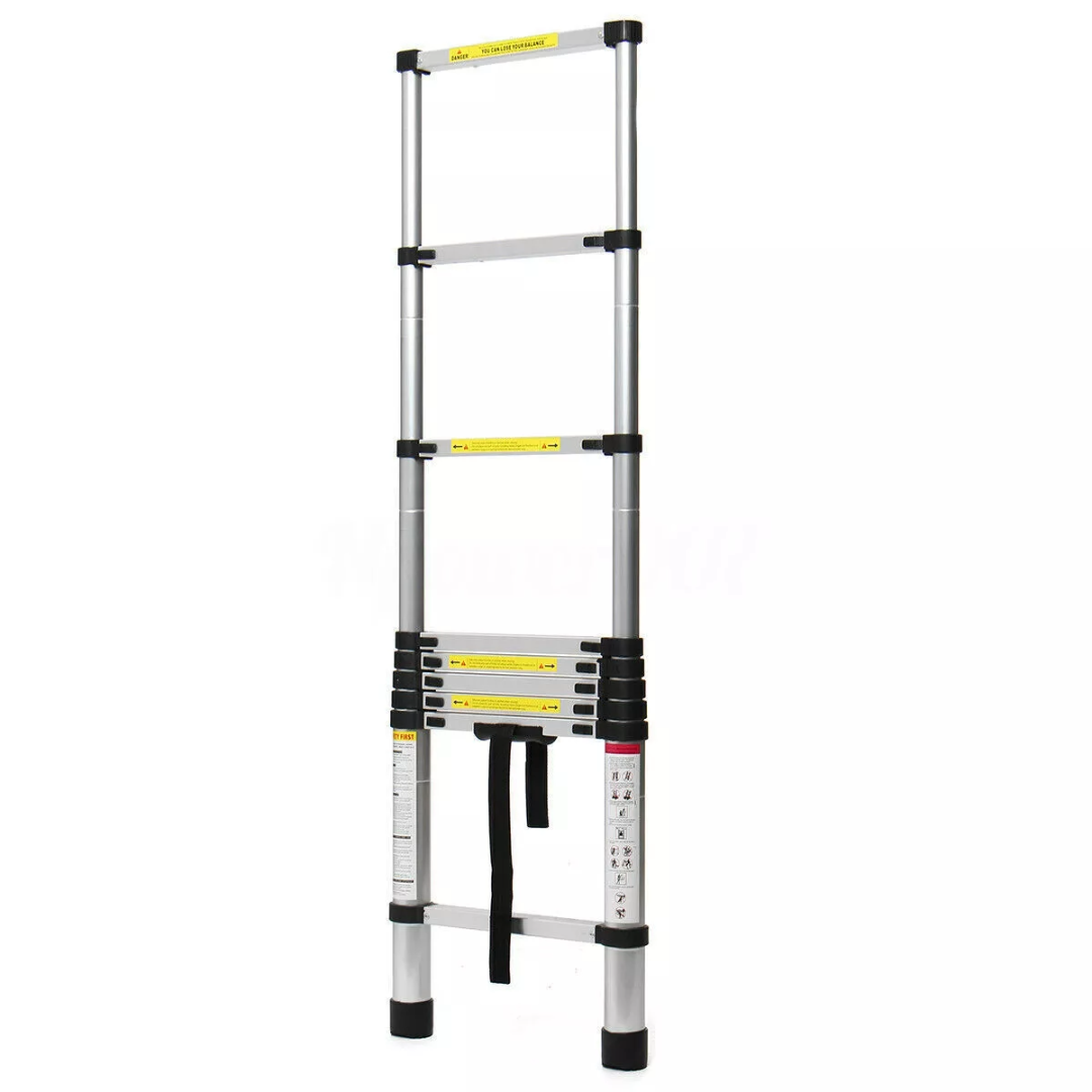 3.8m Telescopic Ladder Aluminium Extension Ladder