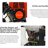 High-Powered Brush Weed Cutter Saw Hedge Trimmer 5 in 1