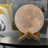 3D LED Moon Lamp Rechargeable Night Light 10cm