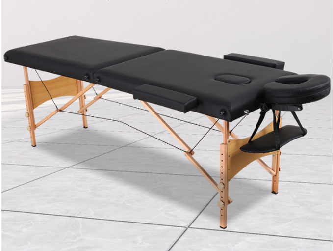 Portable Fold Massage Table Bed (Wood Structure)