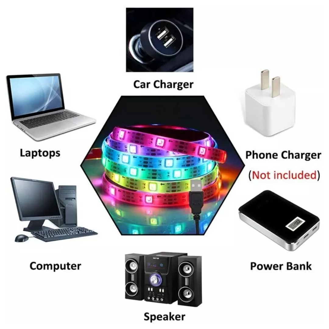 20m LED Strip Light RGB Bluetooth Control