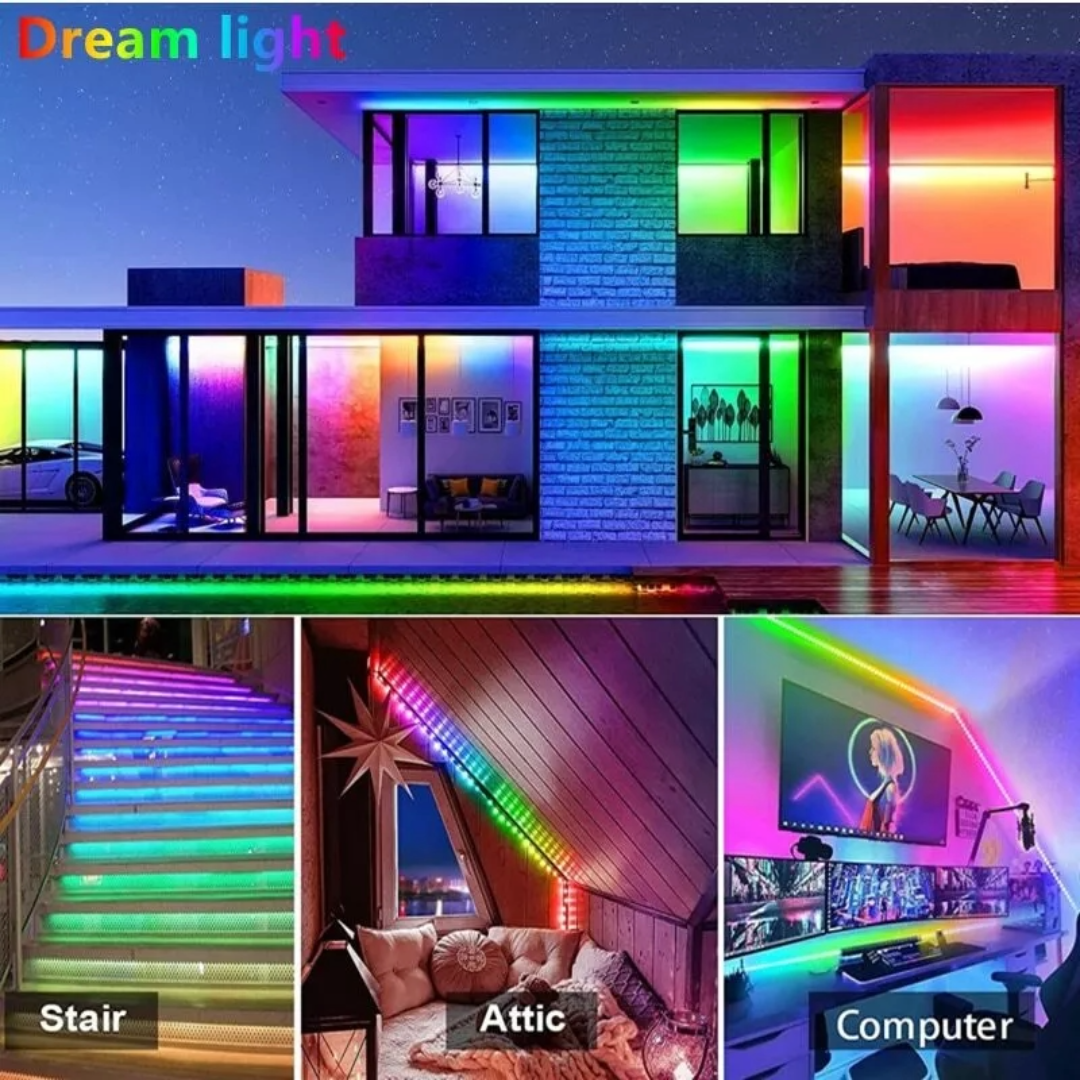 20m LED Strip Light RGB Bluetooth Control