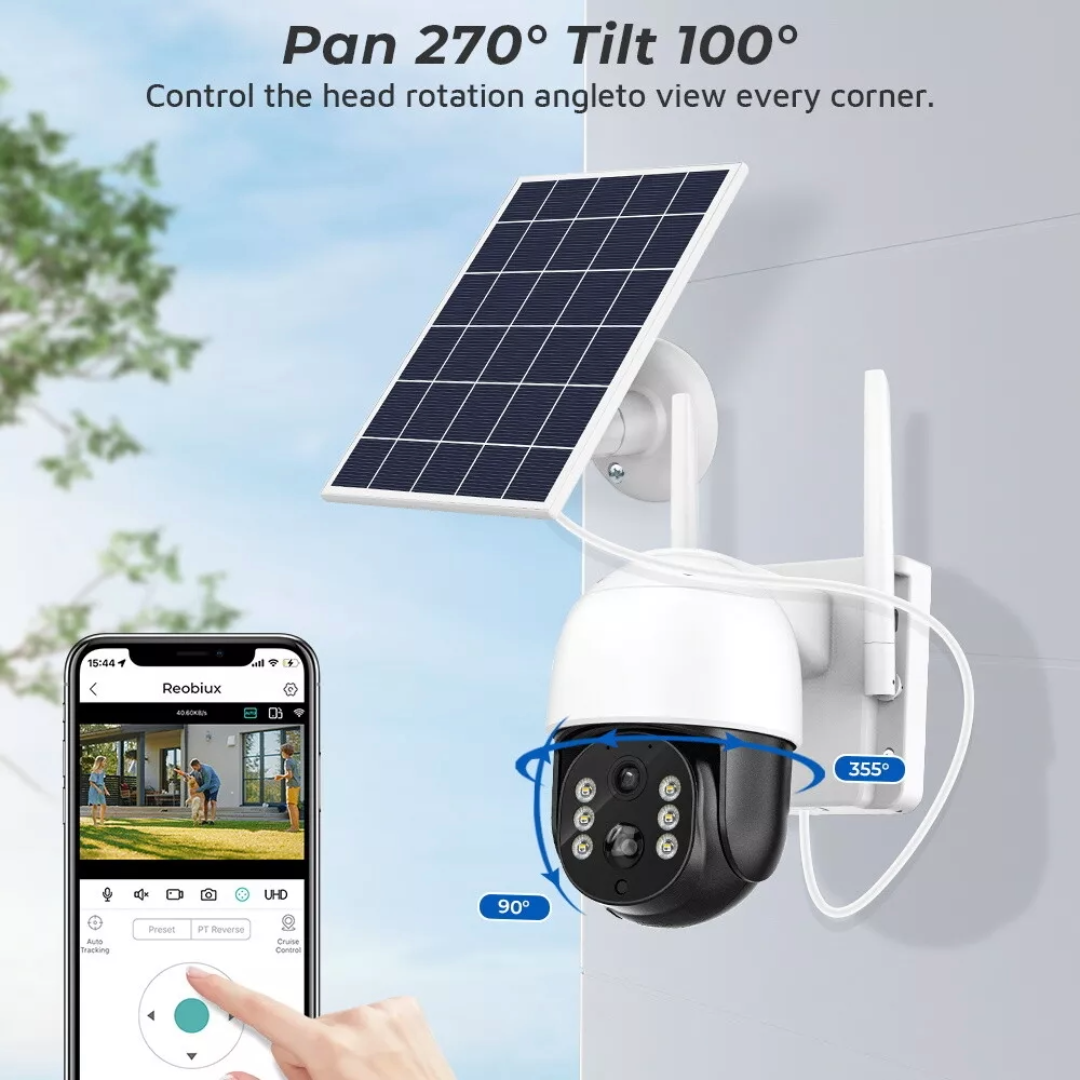Solar 4G Security Camera 1080P