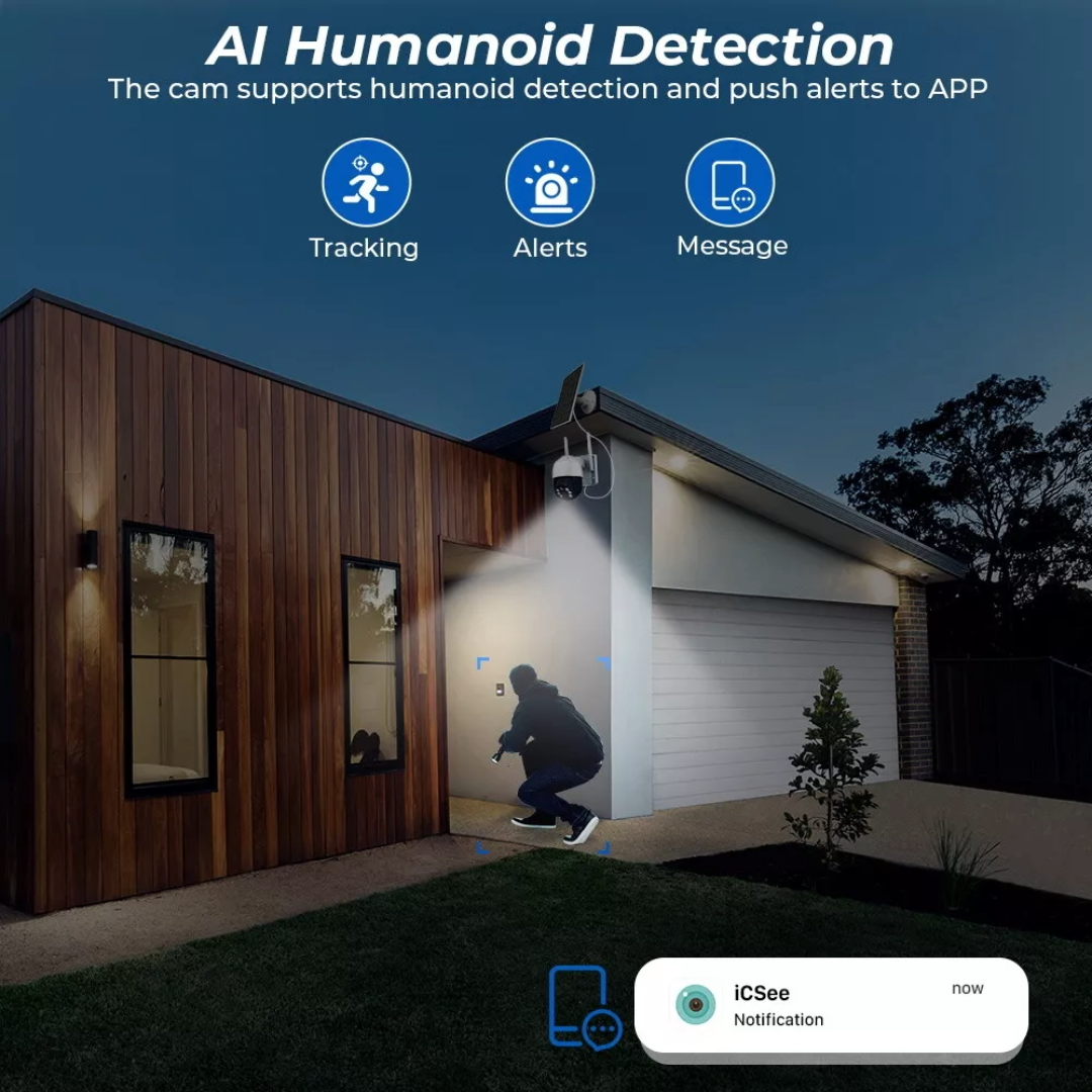 Solar 4G Security Camera 1080P