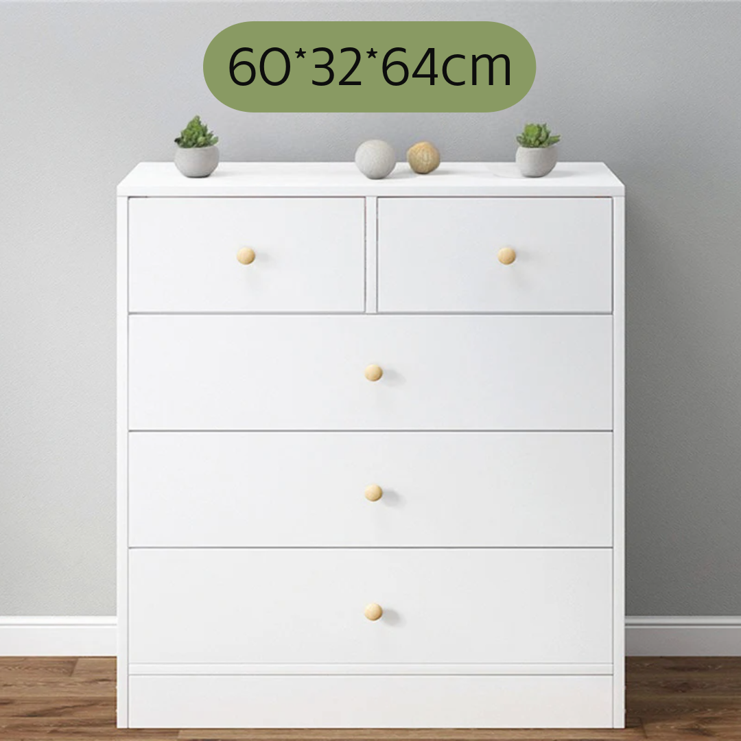 Tallboy Modern Dressing Drawer White