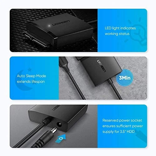 UGREEN USB 3.0 to SATA IDE Hard Drive Converter