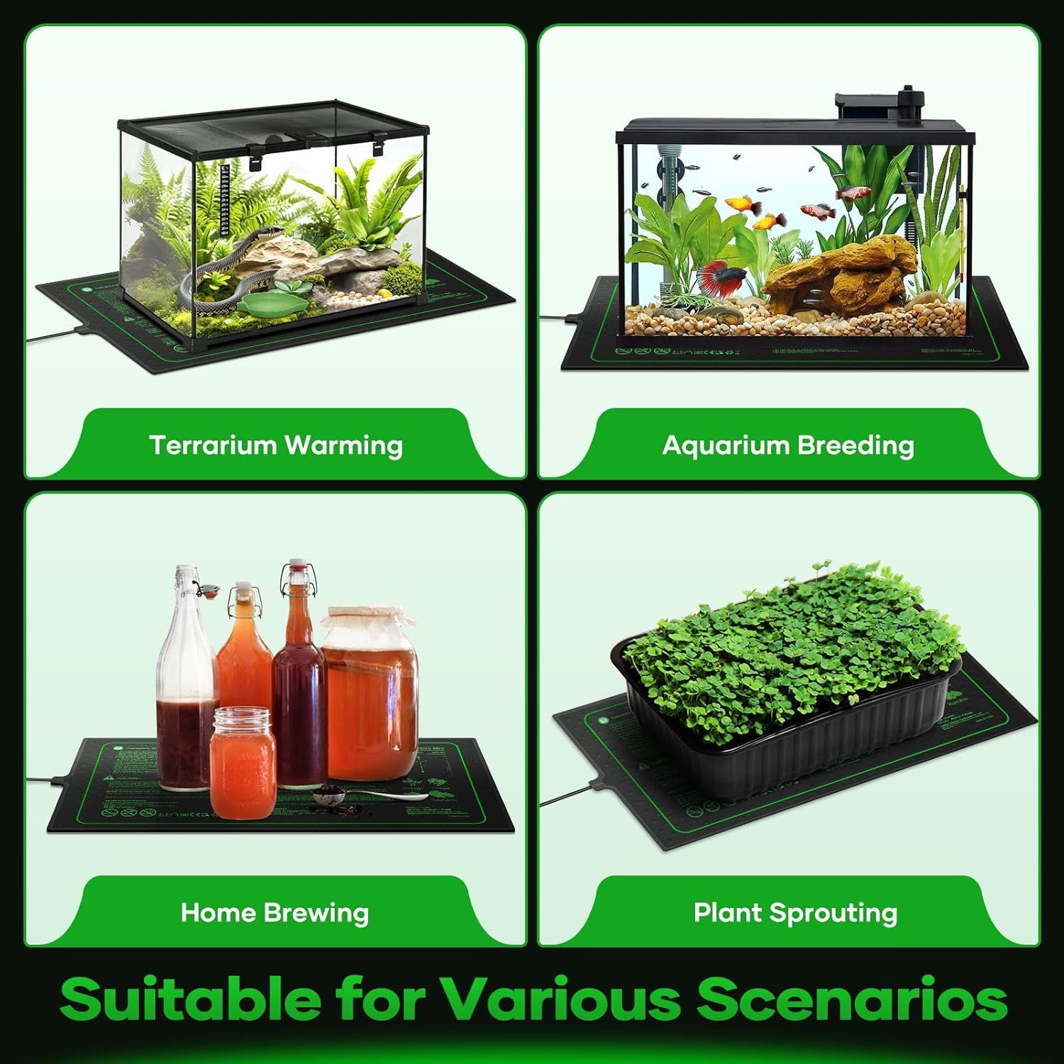 Seedling Heat Mat Plant Heated Pad