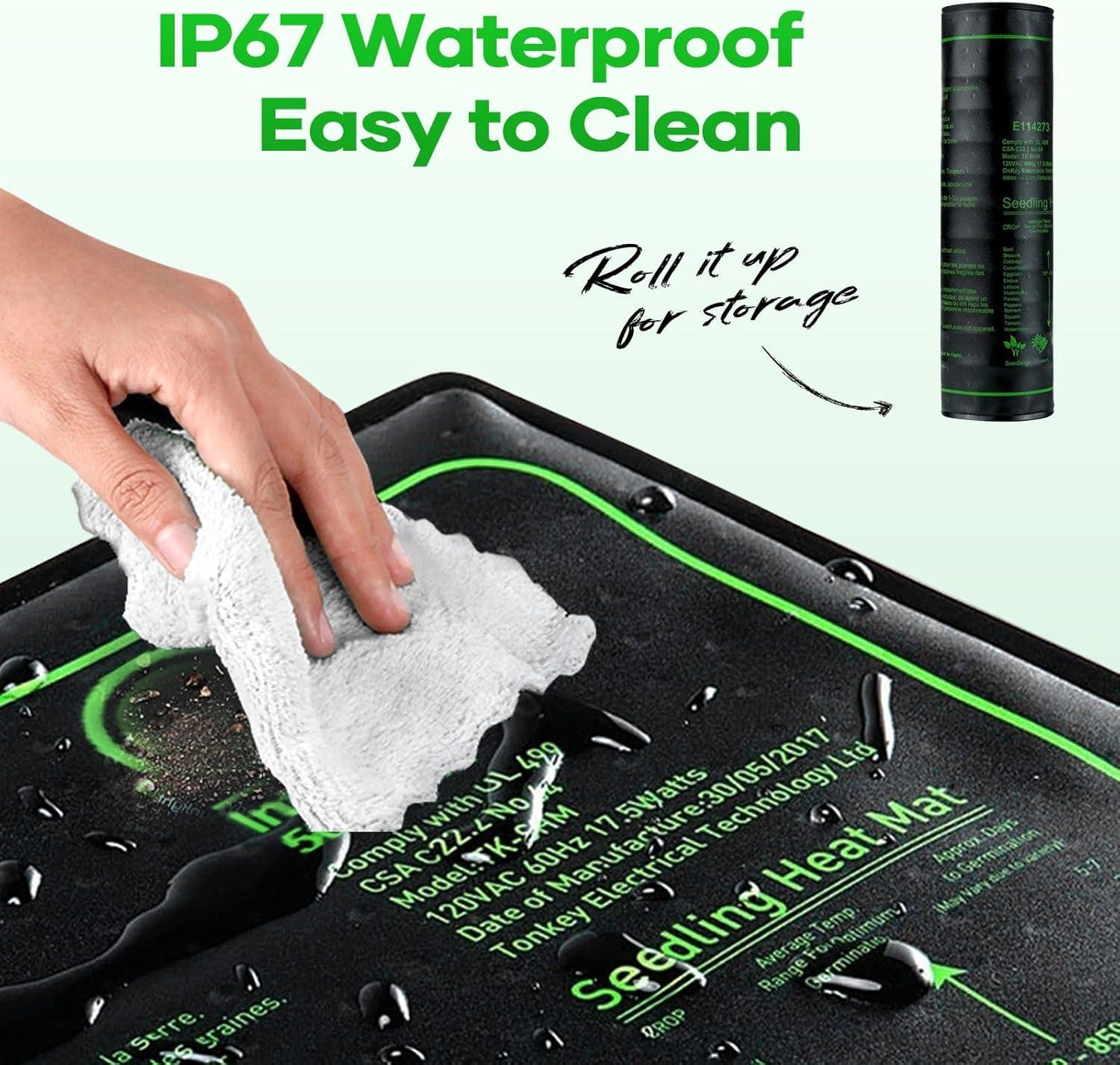 Seedling Heat Mat Plant Heated Pad