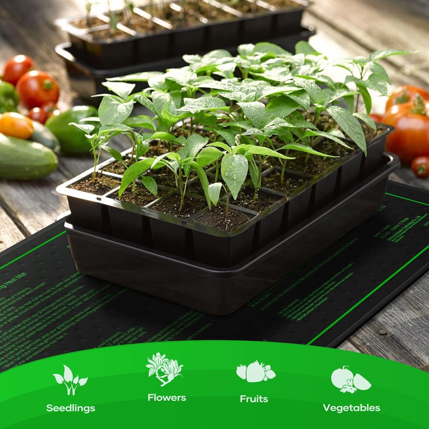 Seedling Heat Mat Plant Heated Pad