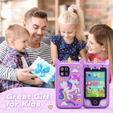 Smart Phone with 8GB Card & Holographic Pyramid 2.8"Touchscreen Learning Toy For Girl Boy