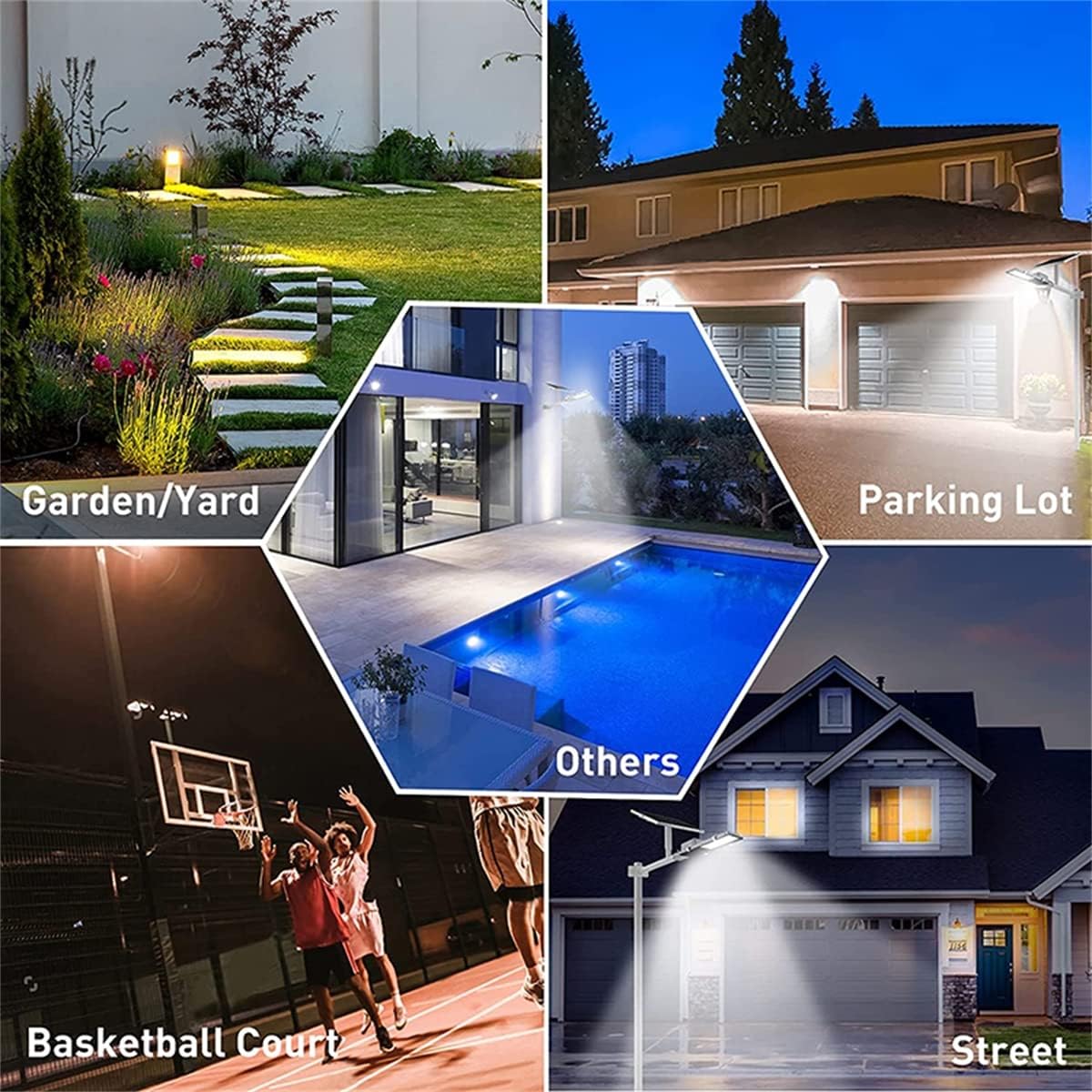 Solar Outdoor Light Flood Light Street Light 700W