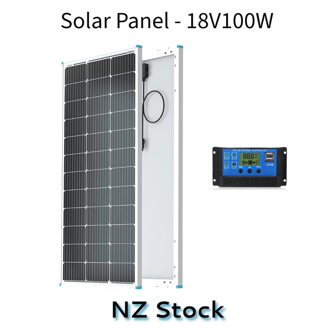 100W Monocrystalline Solar Panel with 30A PWM Charge Controller