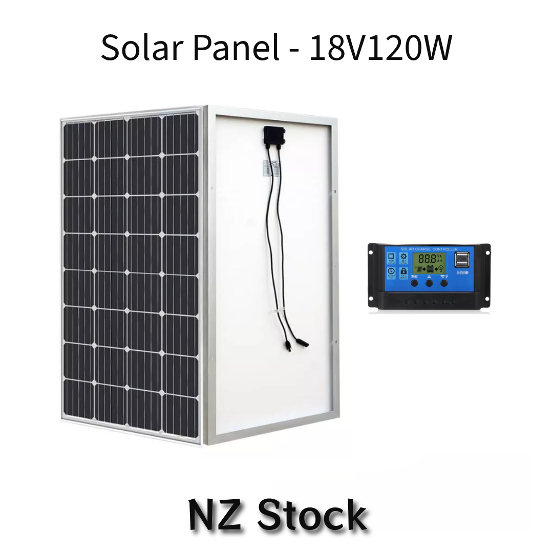 120W Solar Panel With Solar Charge Controller