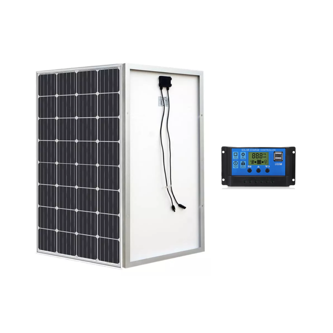 120W Solar Panel With Solar Charge Controller