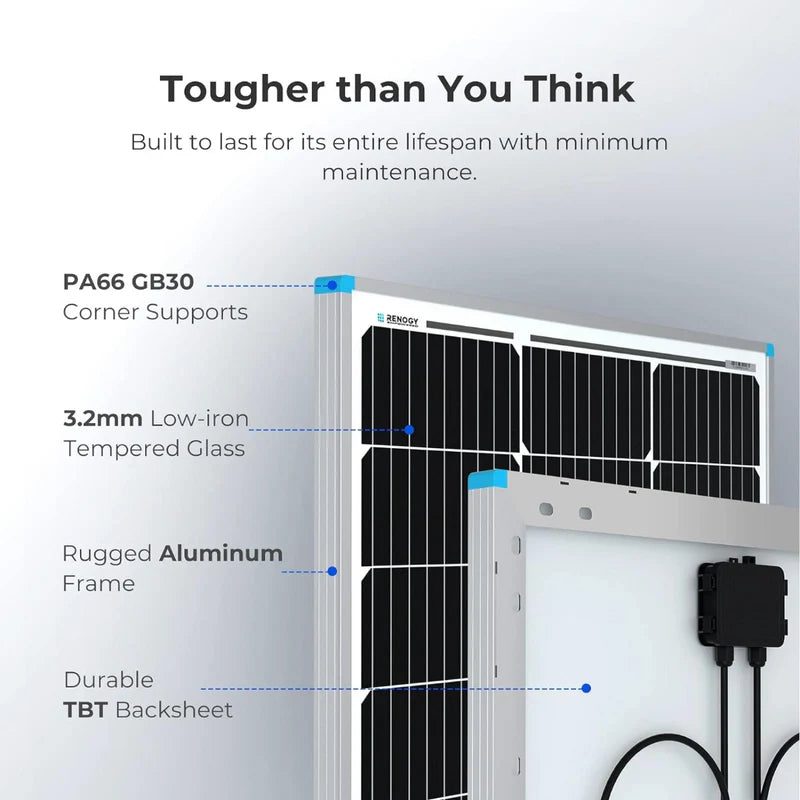 100W Solar Panel with Solar Controller