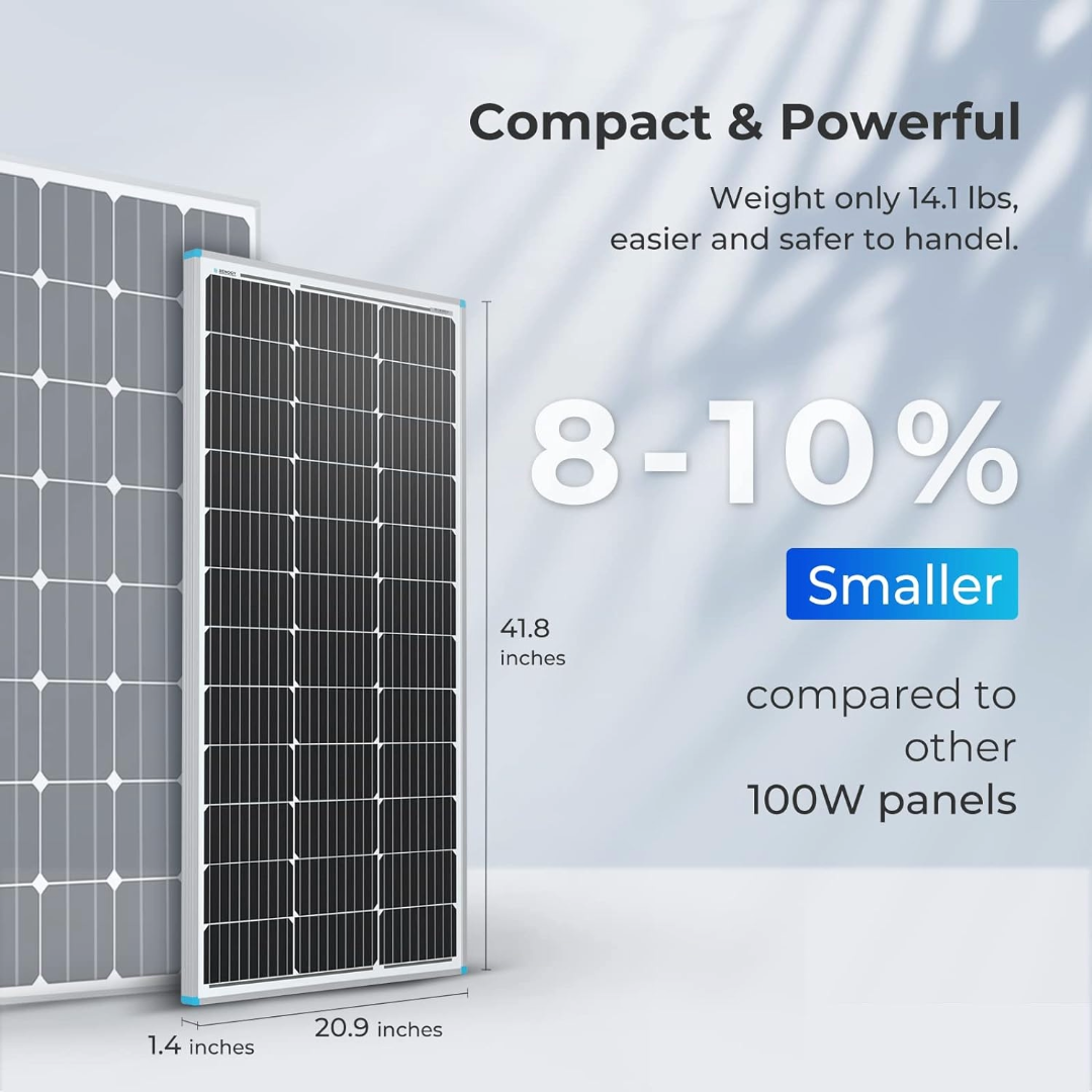 Solar Panel Monocrystalline 100W