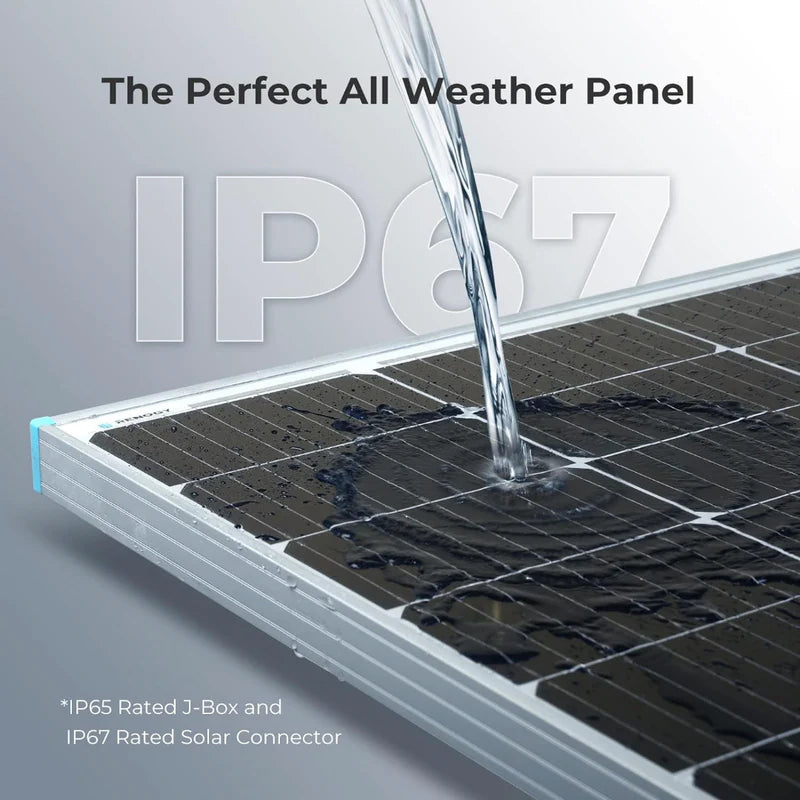 100W Solar Panel with Solar Controller