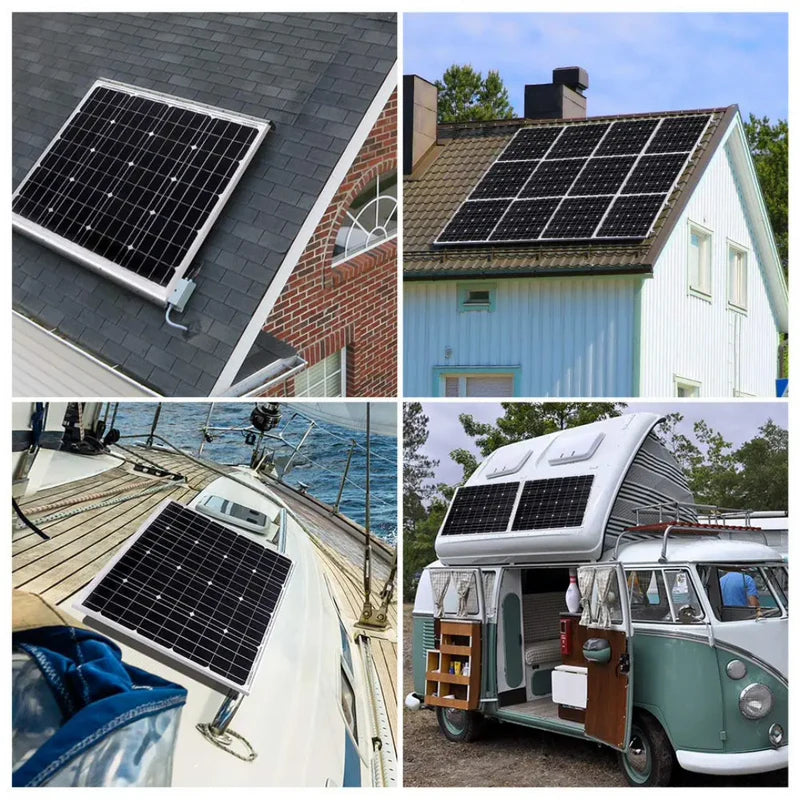 100W Solar Panel with Solar Controller