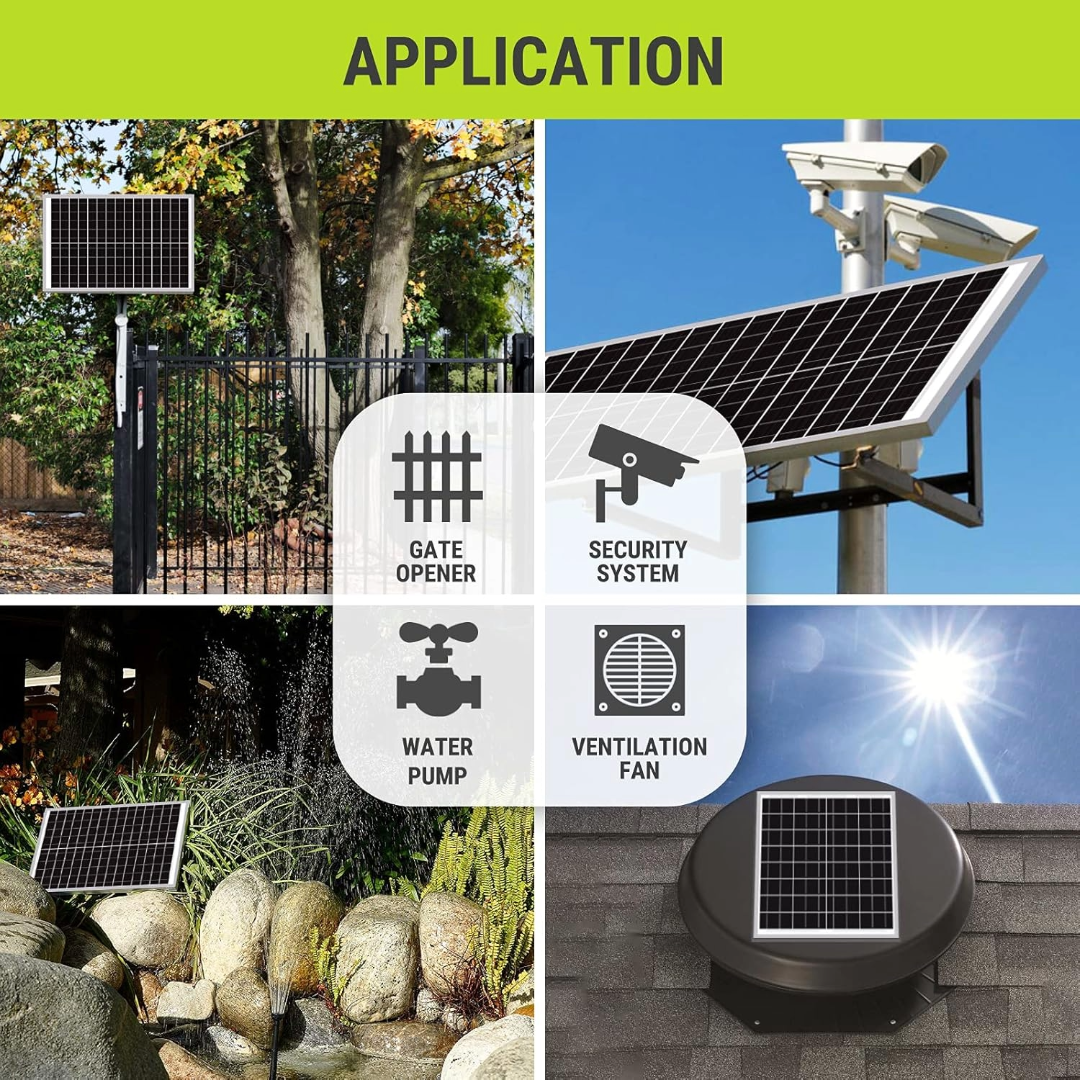 120W Solar Panel With Solar Charge Controller