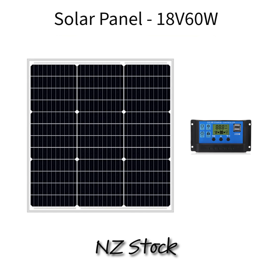 60W Solar Panel With Solar Charge Controller