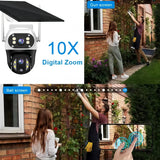 Solar power Security Camera PTZ WIFI 1080P