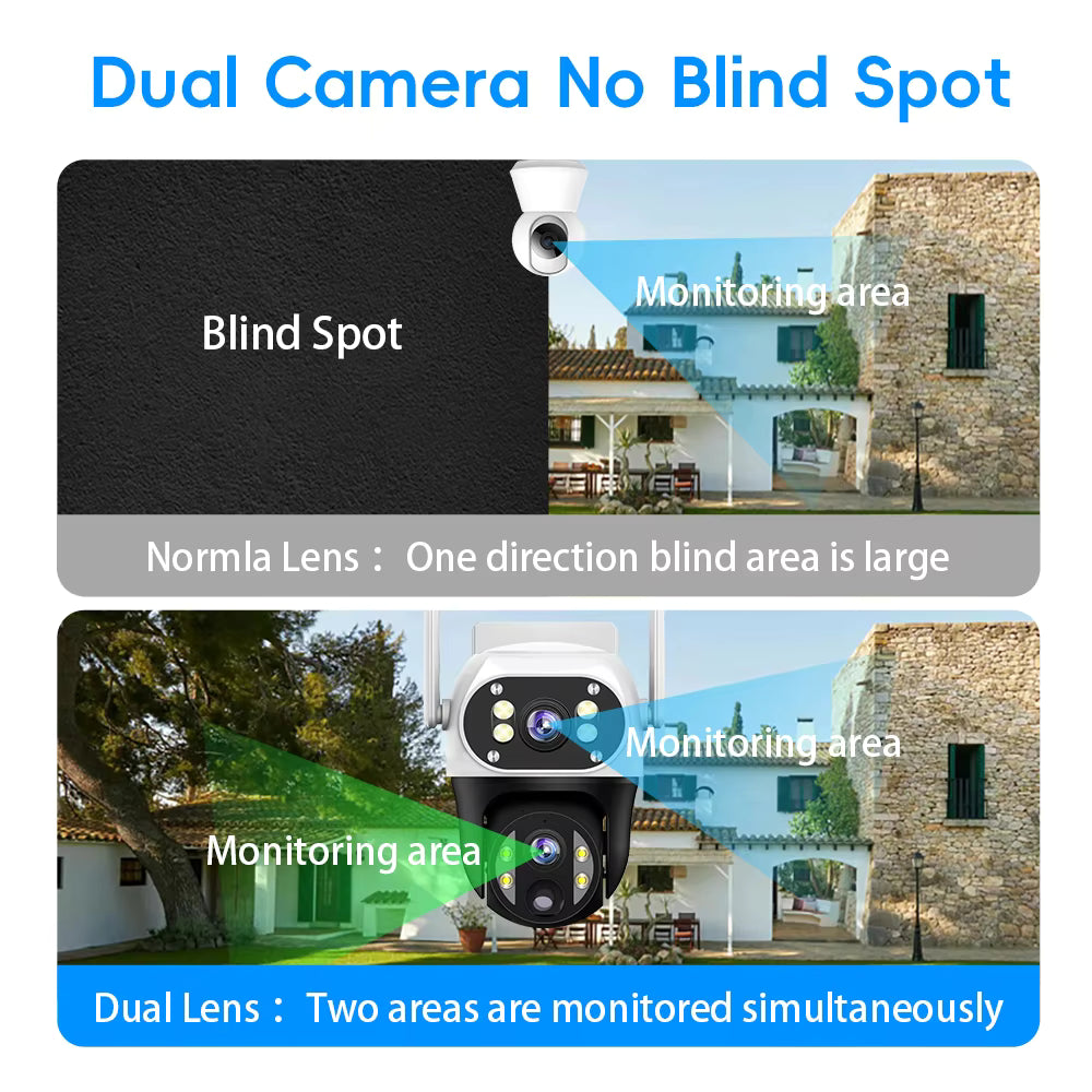 Solar power Security Camera PTZ WIFI 1080P