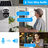 Solar power Security Camera PTZ WIFI 1080P