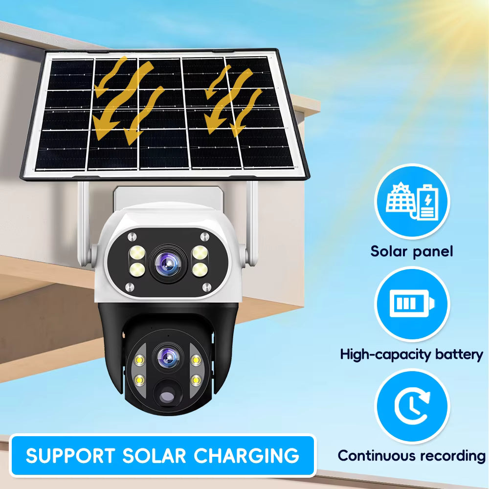 Solar power Security Camera PTZ WIFI 1080P