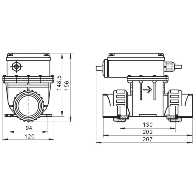 Spa Pool Thermostat | Bathtub Inline Thermostat - 3.0KW | H30-RS1