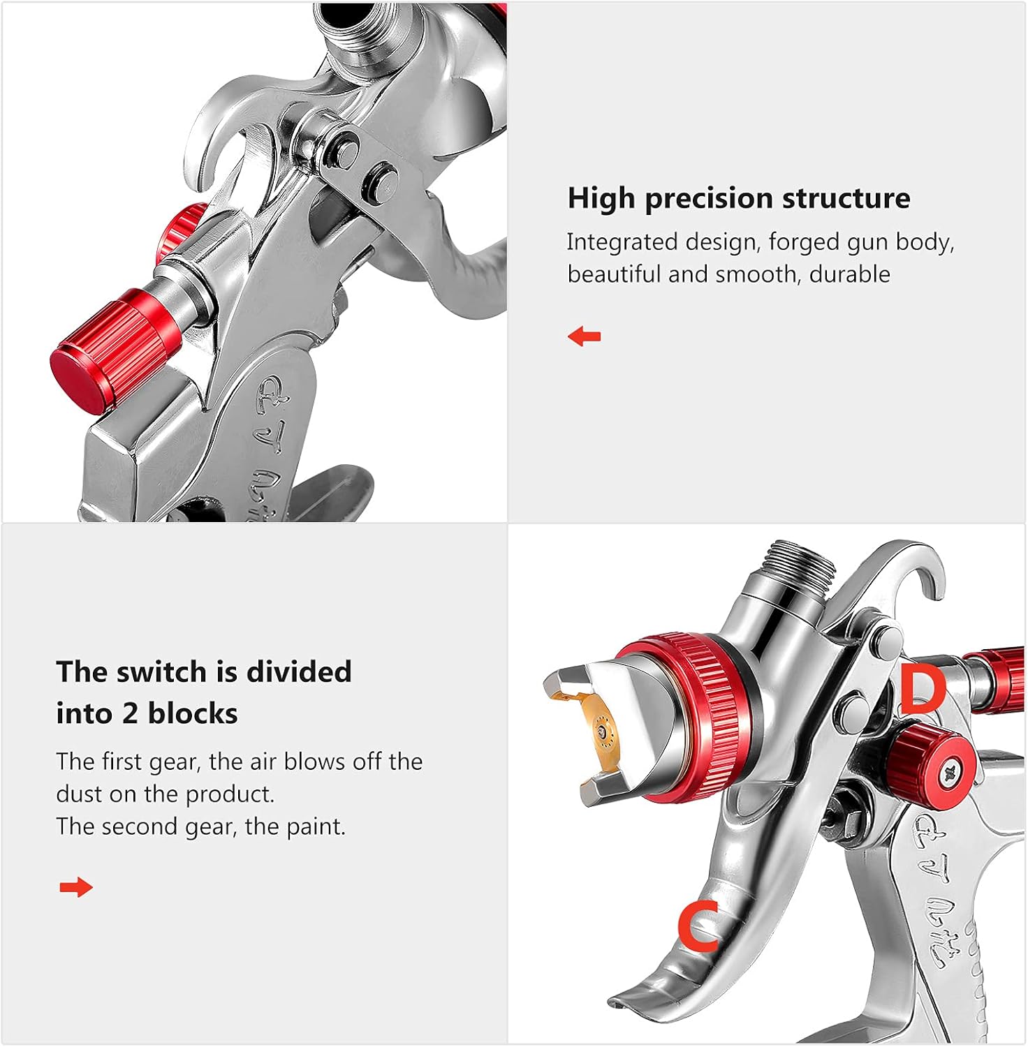 Spray Gun HVLP Paint Sprayer Air Spray Gun