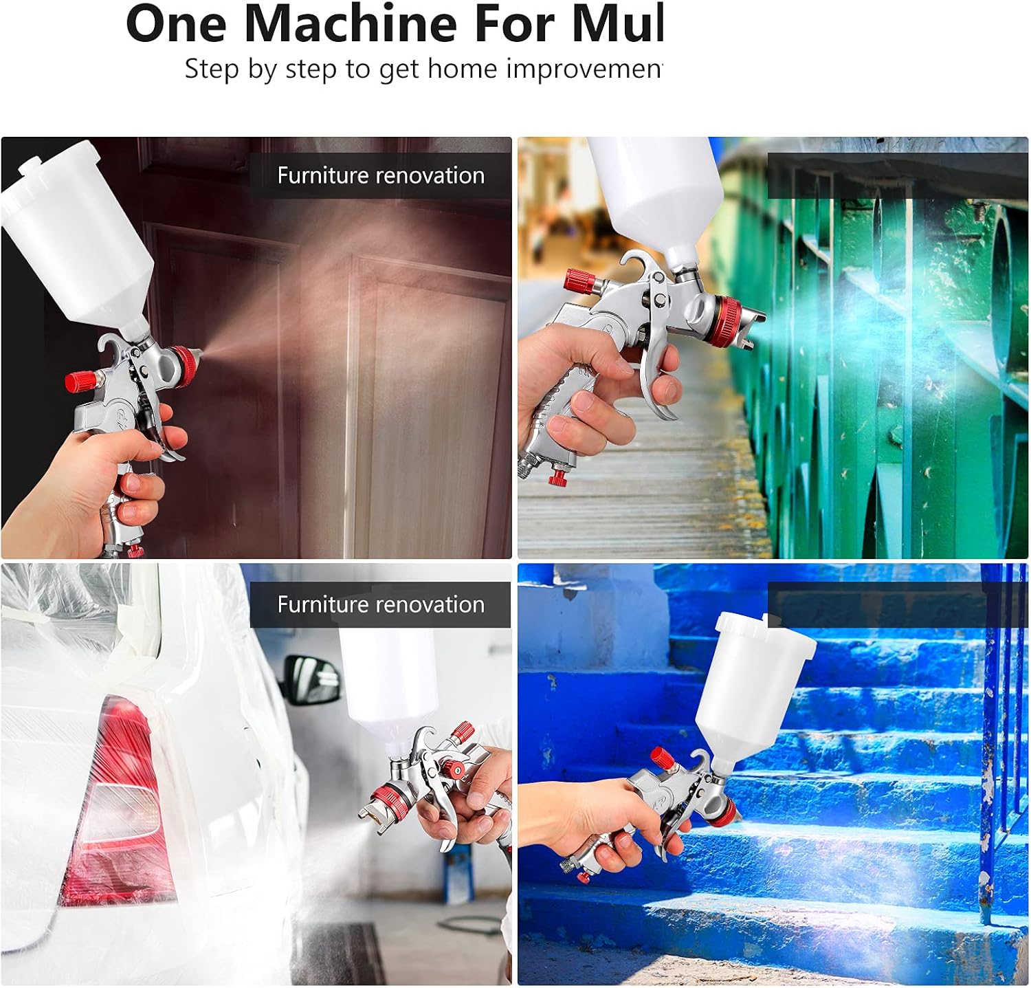 Spray Gun HVLP Paint Sprayer Air Spray Gun