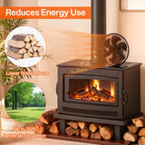 Stove Fan Fireplace Fan 6 Blade