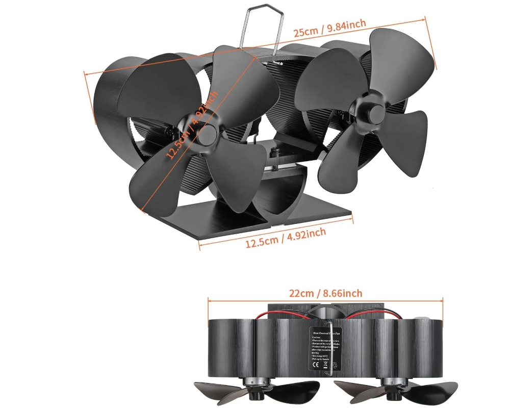 Stove Fan Fireplace Fan