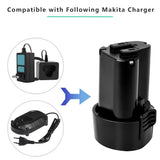Replacement Makita Battery, 18V Battery For Makita BL1013 10.8V 2.0AH