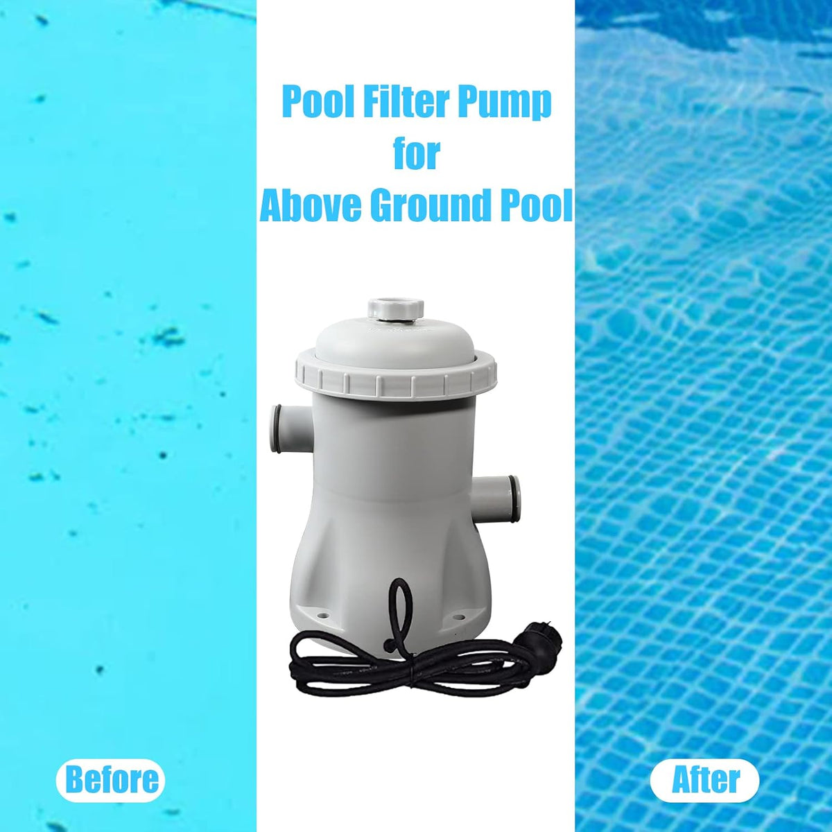 Filter Pump Swimming Pool 330gal 25W 230V