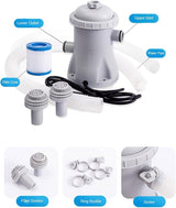 Filter Pump Swimming Pool 330gal 25W 230V