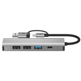 5-in-1 USB Multi-Port Type C Hub USB-C Docking Station with Ethernet