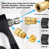 Telescoping Pressure Washer 7.3m Pole with Harness