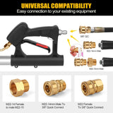 Telescoping Pressure Washer 7.3m Pole with Harness