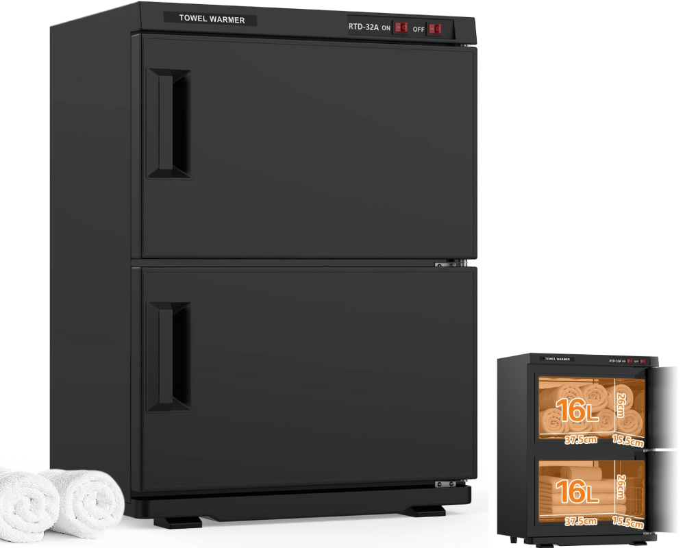 Towel Warmer Sterilizer Black 32L