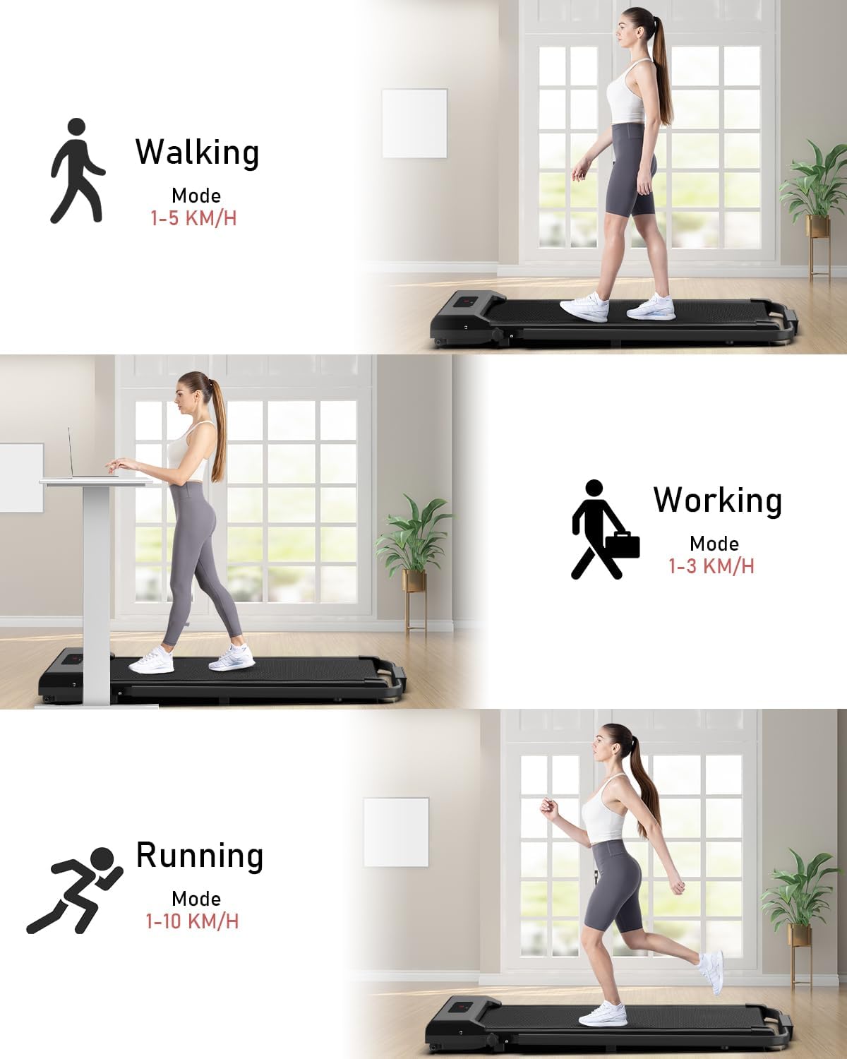 Treadmill Home Gym Fitness Foldable Walking Treadmill