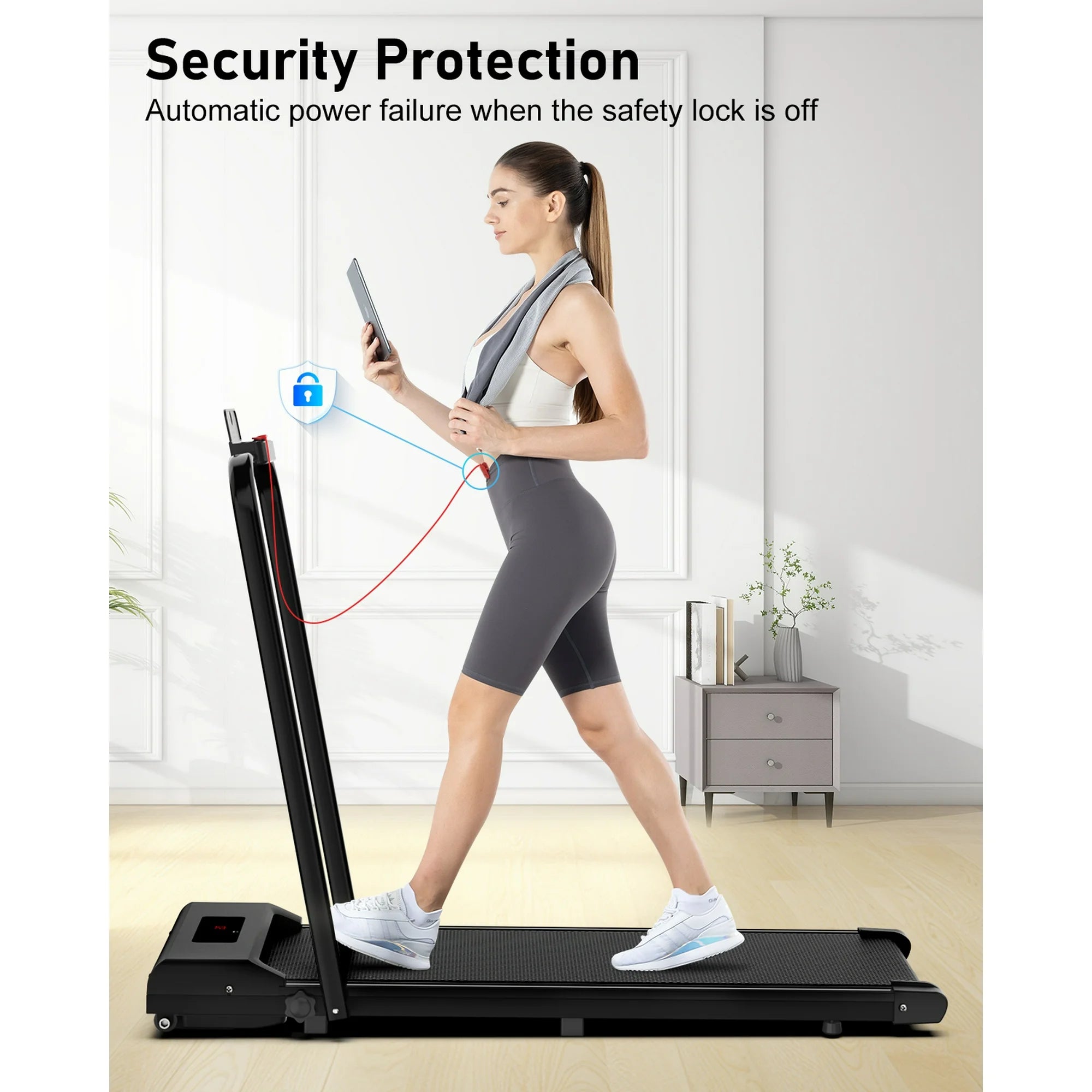 Treadmill Home Gym Fitness Foldable Walking Treadmill